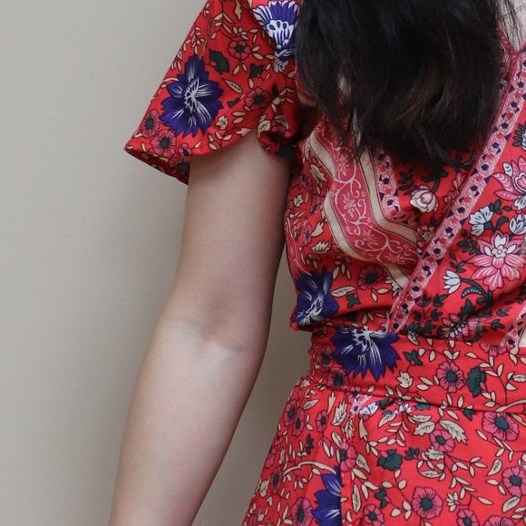 Boho Mexicana Dress (Floral) - Picture 3 of 3